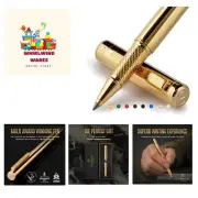Gold Rollerball Pen - Stunning Luxury Pen with 24K Gold Finish, Schmidt Ink R...