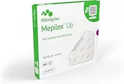 Mepilex Up 15x15cm, Box of 5 Silicone Absorbent Foam Dressings