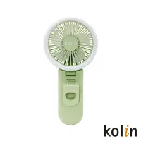 在飛比找博客來優惠-Kolin歌林2in1 LED補光USB充電風扇KF-HCA