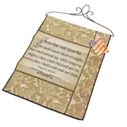 For Those That Wait Upon The Lord Isaiah 40:31 Tapestry Bannerette Wall Hanging