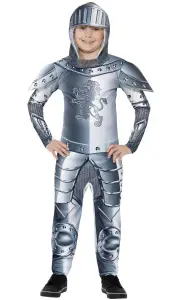 Armoured Knight Deluxe Boys Medieval Costume