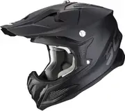 Scorpion VX-22 Air Solid Motocross Helmet, black, Size M for Men