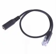 RJ9 to3.5mm Adapter Mobile Phones Conversion Cable Earphone Converter Compatible