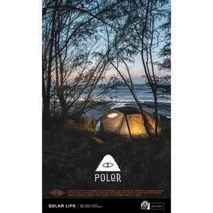 POLER 雙人帳篷 TWO MAN TENT 鋁製 輕量 帳篷 雙人圓頂帳 基地帳 登山帳 機車露營 野營 雙人帳