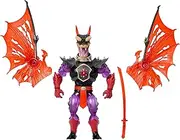 Masters of Universe Origins Turtles of Grayskull Ninjor Reptile Wars Posable Action Figure, Teenage Mutant Ninja & Motu Crossover Villain Ninja Toy