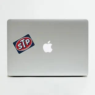 ST039 STP LOGO OLD 02 STICKERS 仿舊 防水 貼紙 車貼 安全帽貼 (1入) 化學原宿