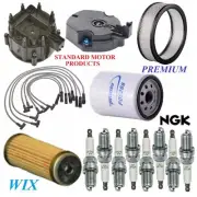 Tune Up Kit Filters Cap Wire Plugs For OLDSMOBILE CUTLASS SALON 5.0L 1985-1986