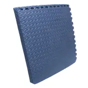 Exercise Mat EVA Foam Interlocking Tiles Gym Flooring Fitness Yoga Workout Blue