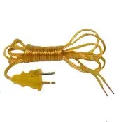 8' GOLD CORD WITH PLUG TR-1856
