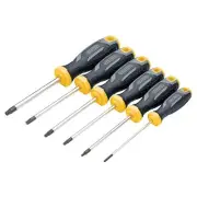 Draper Torx Star Tamperproof Soft Grip Screwdriver Set 6 Piece 13435