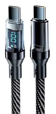 1m Type-C to Type-C Braided 100w Fast Charging Cable Charger Data Au