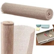 1 Liner Foam Rubber Non Slip Grip Tool Box Drawer Shelf Mat Roll Lining Pad Tan