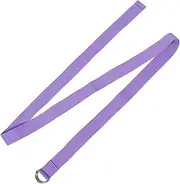 DECOMELODY Yoga Equipment Stretching Yoga Belt with D-ring Buckle for Fitness Flexibility