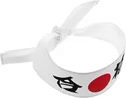 MOTHNUR Japanese Samurai Headband for Men Drying Kanji for Karate and Costumes Comfortable Breathable Headwear
