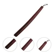 Wood Boot Horn Shoe Extractor Shoe Lifting Helper Back Scratcher Lazy Shoe Spoon