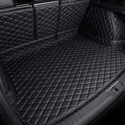 POEXIR Car Boot Tray Floor Protector, for Hyundai, Kona 2017 2018 2019 2020 2021 Kauai Cargo Liner Boot Carpet Pad, Kona Trunk Mat Car Boot Liner(All Black 1)