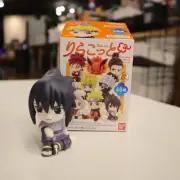Naruto Sasuke Uchiha Mascot Series Bandi Mini Anime Action Figure 3 in