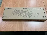 在飛比找Yahoo!奇摩拍賣優惠-ASUS 華碩 U2000 KEYBOARD & MOUSE