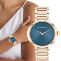 在飛比找PChome24h購物優惠-Calvin Klein 凱文克萊 CK 瑞士製極簡雙針女錶