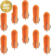 10-Pack Mega Missile Refill Foam Ammo for Toy Rocket Launcher Compatible