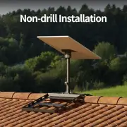 Starlink Gen 3 Roof Ridge Mount Rotatable Starlink Mount Compatible with V3