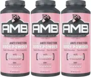 Lady Anti Monkey Butt AMB 8 Oz Anti Friction Calomine Body Powder - Pack of 3