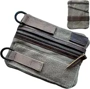 SK Wild Ones® Tactical Molle Pouch Bag, Organiser & Waist Bag - Multifunctional EDC Pouch & Backpack Organiser, Brown-Grey, Natural Material