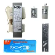 NSI BKM50QL-MED METAL HALIDE REPLACEMENT BALLAST KIT, CORE COIL LAMP, 50W, M110