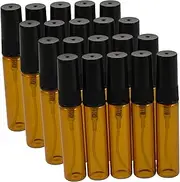 Vaguelly 5ml Refillable Perfume Bottles Pump 20pcs Mini Glass Perfume Spray Bottles