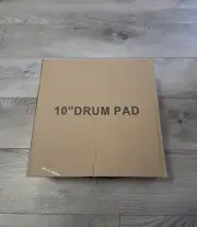 Black Alesis 10" Mesh Snare Drum Pad NEW DM10 MKII Pro E-Drums