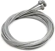 sourcing map 5pcs Universal 1.8m Length Metal Brake Line Cable for Motorcycle