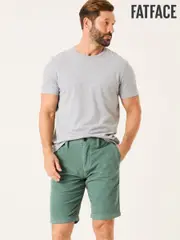 FatFace Dusky Green Stow Cord Shorts (E80228) | $111