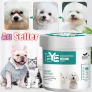 130pcs Wipes Wet Pet Eye Dog Cat Tear Stain Remover Cleaning Paper Wipes