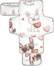 Reusable Diaper Changing pad with Tissue Pocket Baby Diaper Changing pad with Built-in Pillow