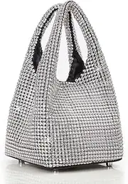 [Generic] Clutch Purses for Women - Sparkly Evening Bags glitter rhinestone Portable Handbag for Party Prom Wedding