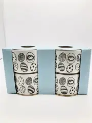 The Bakeshop Set Of 4 Easter Egg Ramekins Brand New