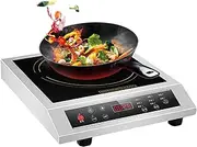 Portable Induction Cooker, 3500W Desktop High-Power Electric Cooker, 8 Power Levels, 8 Temperature Levels, led Display Screen, Energy Saving and Environmental Protection, for Commercial, Household