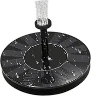 Sosoport 1.5w 210l/h Solar Fountain Water Pump for Garden Pond Auto Floating Water Feature