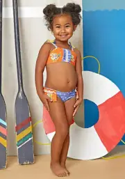 MATILDA JANE Swim Away Swimsuit Size 10 Bikini Lets go together Girls In Bag