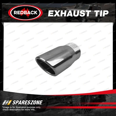 Redback Exhaust Tip Angle Cut / Rolled In for Ford Mustang 08/2014-06/2018 (for: Ford)