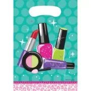 Sparkle Spa Loot Bags Favor Bags 8 Pack Plastic Girls Birthday Party Favors