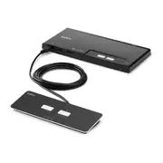 2-Port Single Head Modular Secure KVM Switch Base Unit PP4.0 W/ Remote