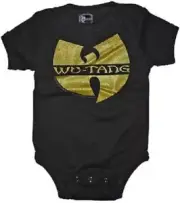 SOURPUSS WU-TANG LOGO RAP HIP HOP MUSIC BABY INFANT KIDS ROMPER ONE PIECE PUNK