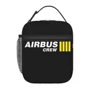 i2334 Airbus Aviation Airplane Aviator Insulated Lunch Bag Women Resuable Flight Pilot Thermal Cooler Lunch Tote Office Work School swg3566