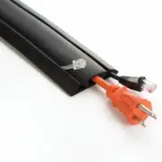UT Wire 3 Channel Cord Concealer & Cover, 5-ft Black (UTW-CP501-BK)