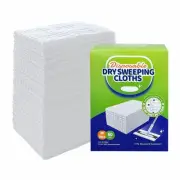 Disposable Mop Cloth Dry Sweeping Pad for Flat Mop Sweeping Cloths Multi Surf...