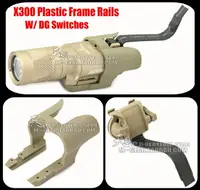 在飛比找樂天市場購物網優惠-X300系列戰術電筒Frame Rails保護套+DG護圈位