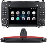 Android/Carplay Car Radio GPS Navi Navigation 7 inch screen touch display Bluetooth + HD car brake light camera, replacement for Mercedes Benz Vito Mixto W639 Bj 2010 Vito 639 Bj 2019 W447 109 111 114