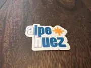 Alpe Huez Ski Resort Vinyl Printed Sticker