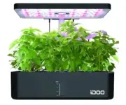 iDOO Indoor LED Hydroponic 12-Pod Herb Garden Grow System Model: ID-IG301
